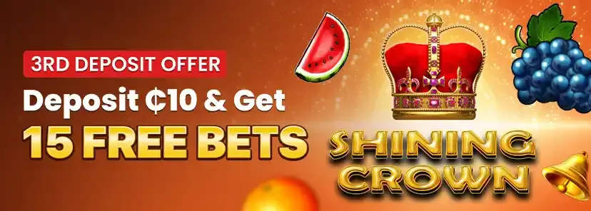 2nd deposit offer: deposit GHS 10 and get 25 Avrika free bets